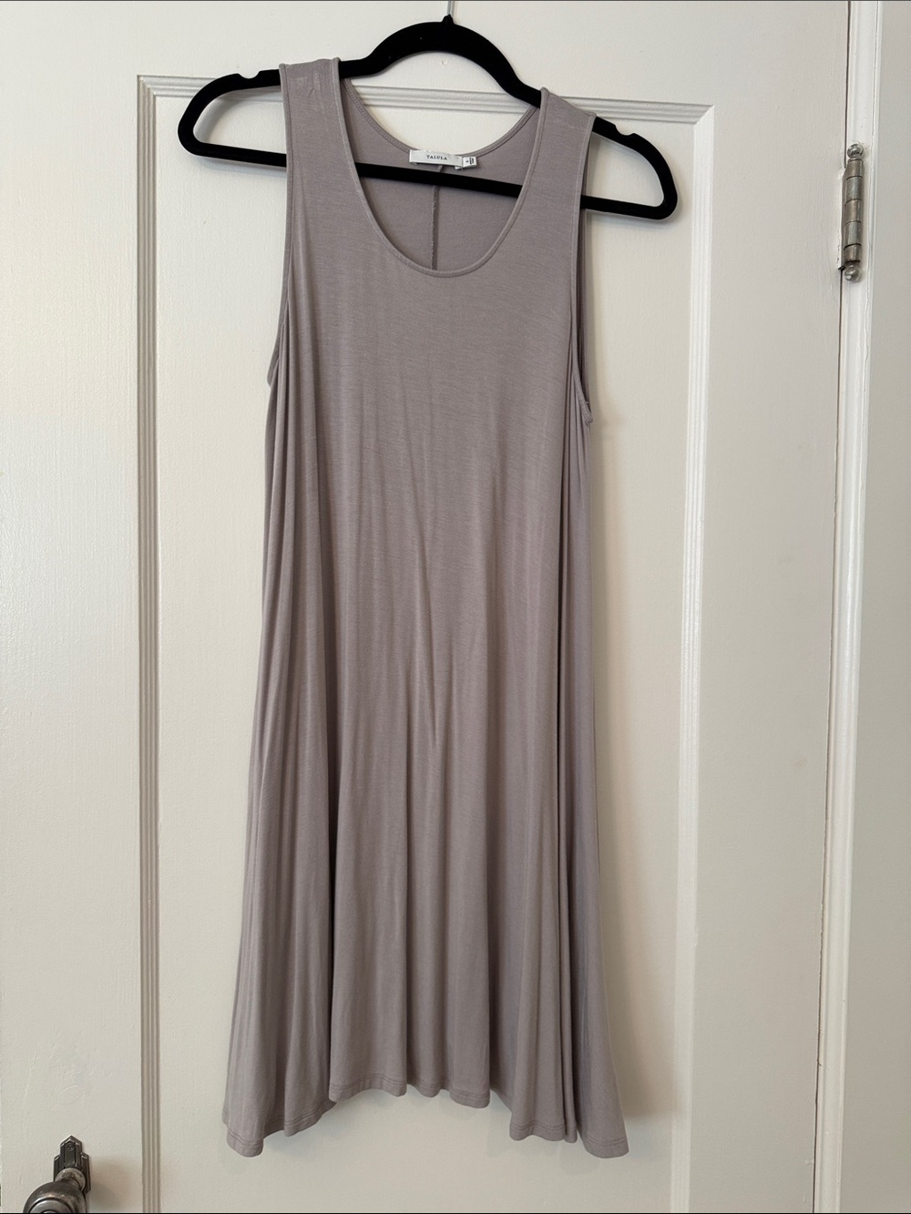 Aritzia Talula Light Grey Swing Tank Dress